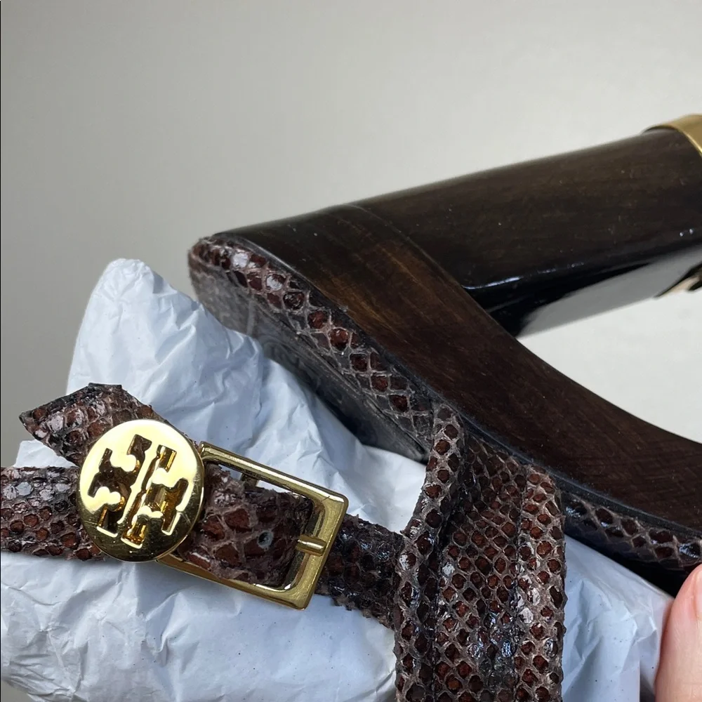 Tory Burch elegant snakeskin